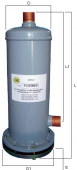 Корпус фильтра "Gar" FGR-9611 /2встав,35мм