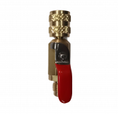 Вентиль M5/16"SAE*F1/4"SAE запорный